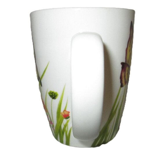 Teaopia Tea/Coffee mug with Tea Infuser, Yellow & Purple butterfies - Picture 6 of 8